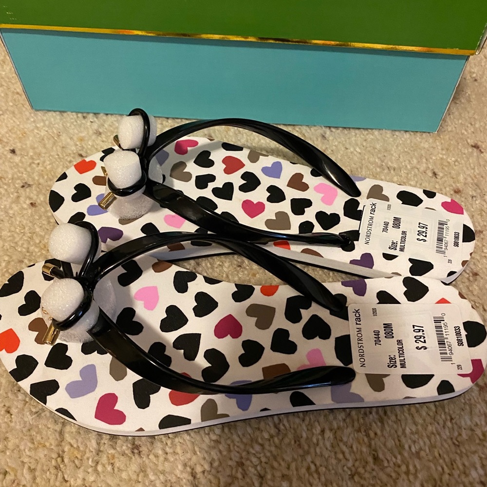 NIB Kate Spade Nova Flip flops size 8